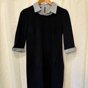Talbots Navy Fitted Dress